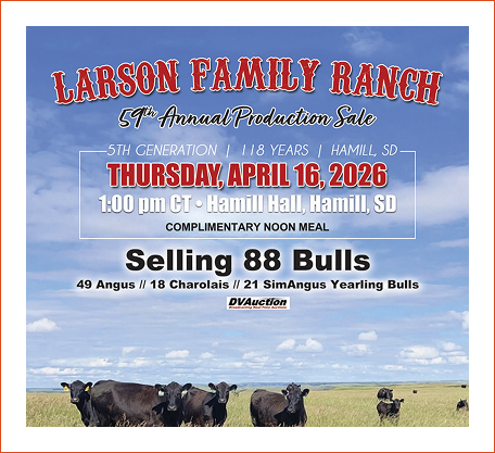 Angus and Charolais bull sale South Dakota