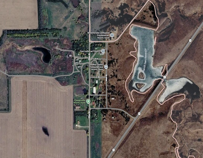 Hamill SD ranch map.