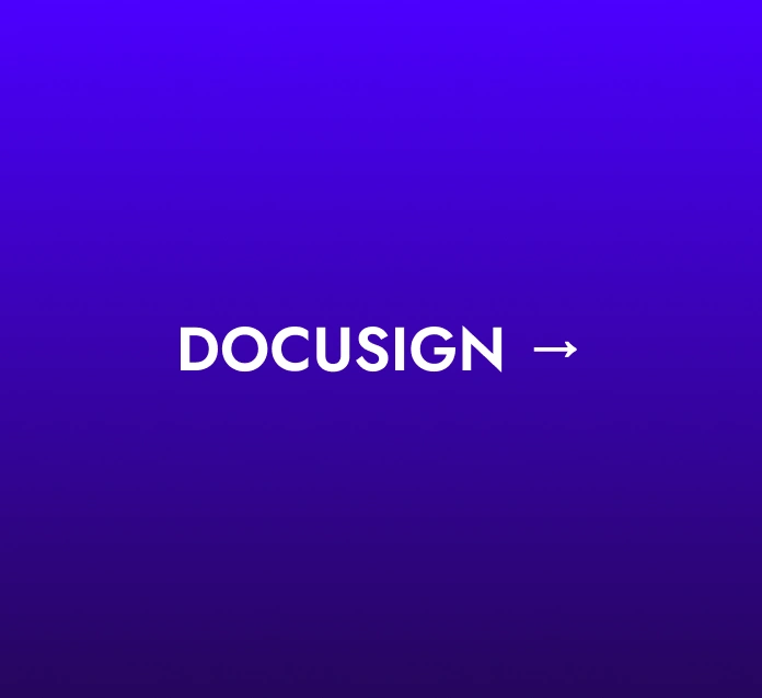 DocuSign logo with arrow